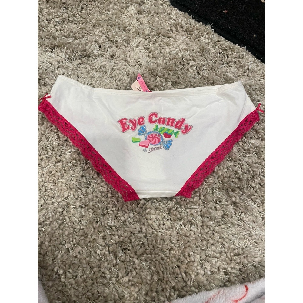 vintage victoria's secret panties Pout Y2k Sitting Eye Candy Size L